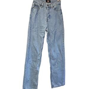Women's DIckies Relaxed Fit Jeans - Light Denim - Size 2